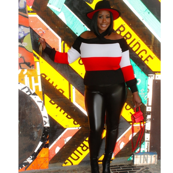 Brand New Pleather Black Leggings - Picture 2 of 2